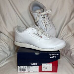 Reebok White Princess Sneakers Shoes Training 9.5 Wide